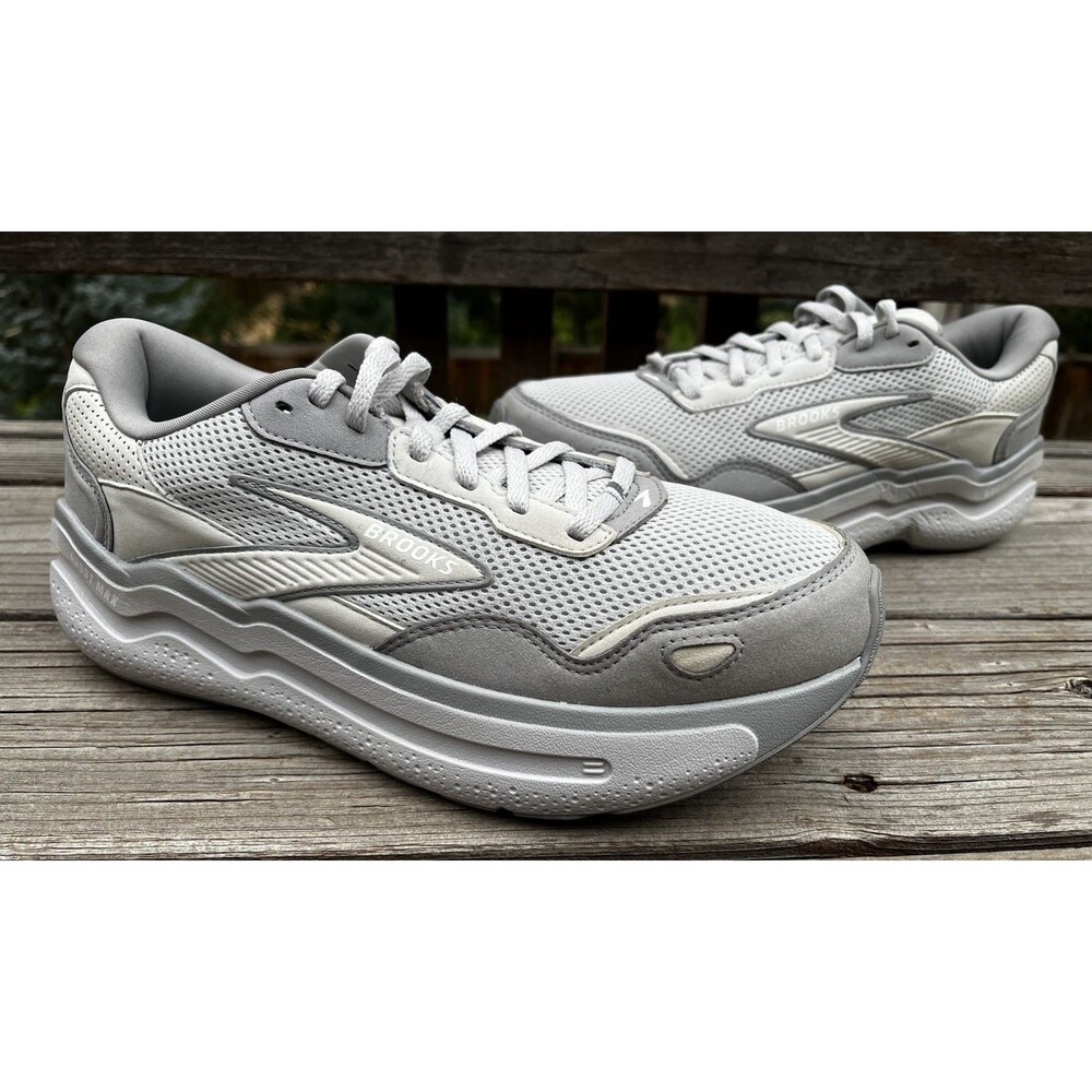 Brooks Ghost Max SE Women's 11 Running Shoes Oyster/Alloy/Antarctica